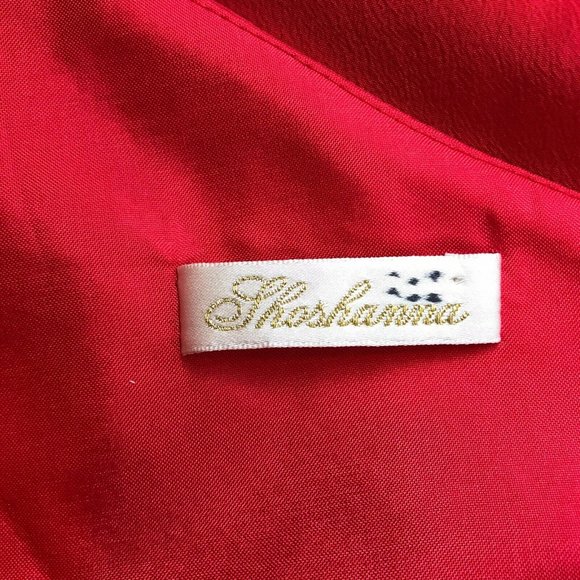 Shoshanna Red One-Shoulder Mini Dress - Picture 12 of 13